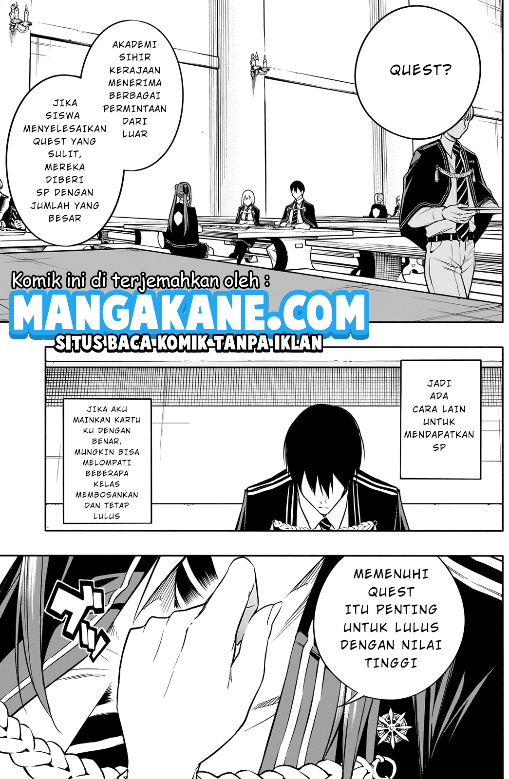 Ouritsu Mahou Gakuen no Saikasei: Slum Agari no Saikyou Mahoushi, Kizoku darake no Gakuen de Musou suru Chapter 13 - halaman 3