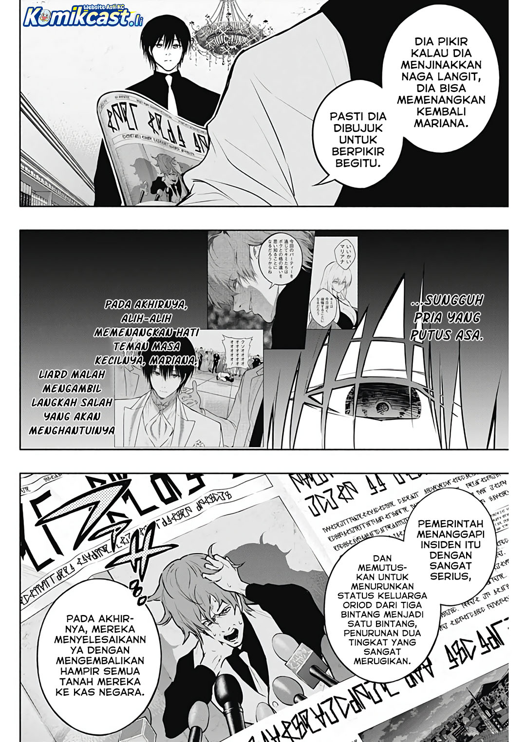Ouritsu Mahou Gakuen no Saikasei: Slum Agari no Saikyou Mahoushi, Kizoku darake no Gakuen de Musou suru Chapter 130 - halaman 4