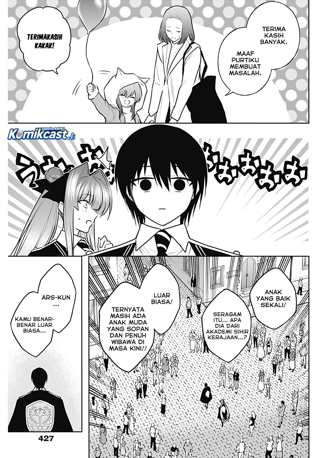Ouritsu Mahou Gakuen no Saikasei: Slum Agari no Saikyou Mahoushi, Kizoku darake no Gakuen de Musou suru Chapter 132 - halaman 8