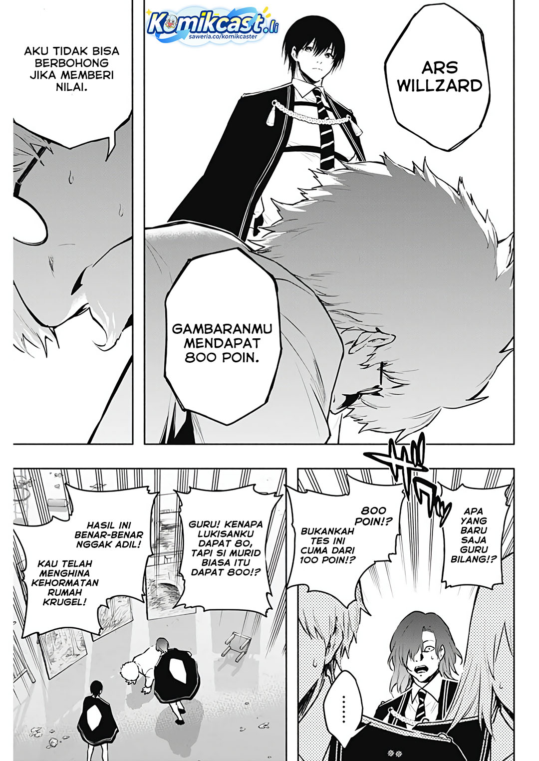 Ouritsu Mahou Gakuen no Saikasei: Slum Agari no Saikyou Mahoushi, Kizoku darake no Gakuen de Musou suru Chapter 133 - halaman 4
