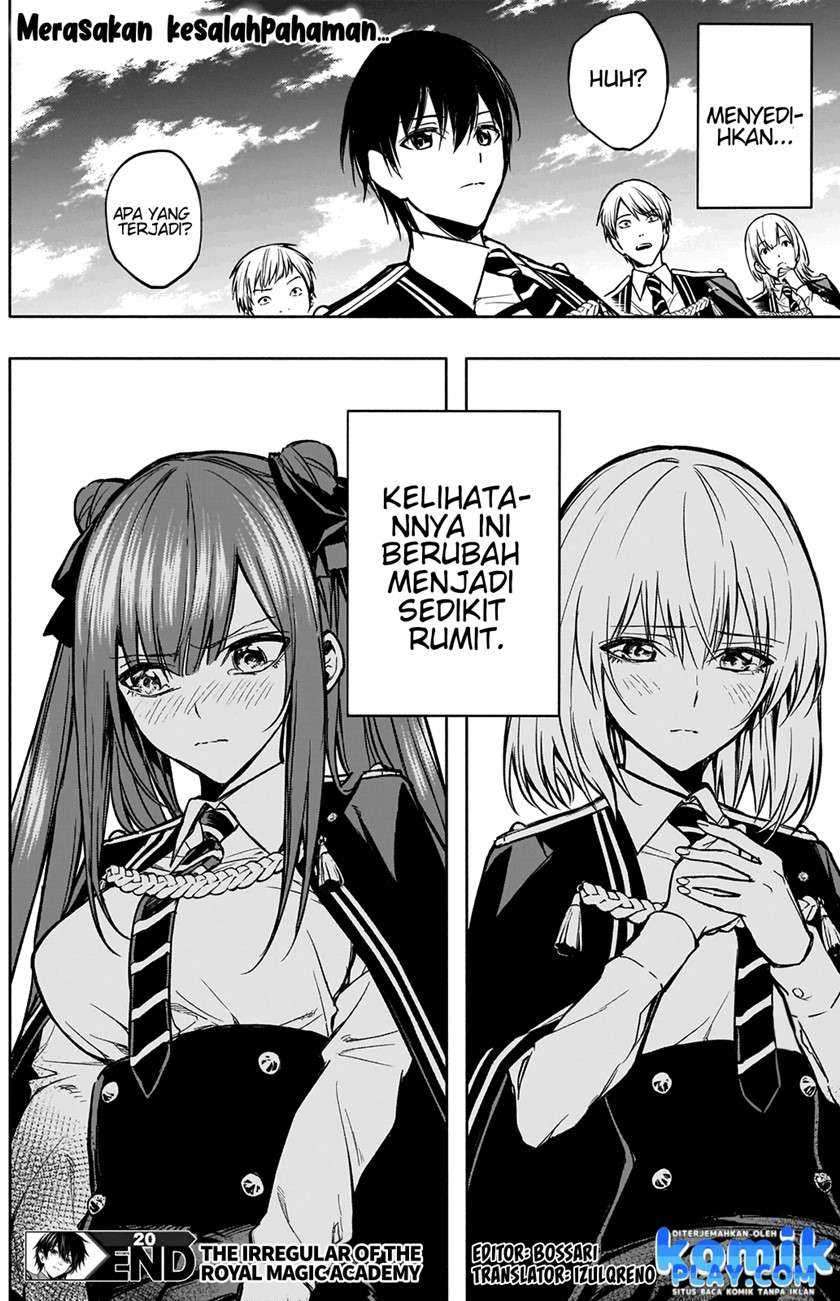 Ouritsu Mahou Gakuen no Saikasei: Slum Agari no Saikyou Mahoushi, Kizoku darake no Gakuen de Musou suru Chapter 20 - halaman 8