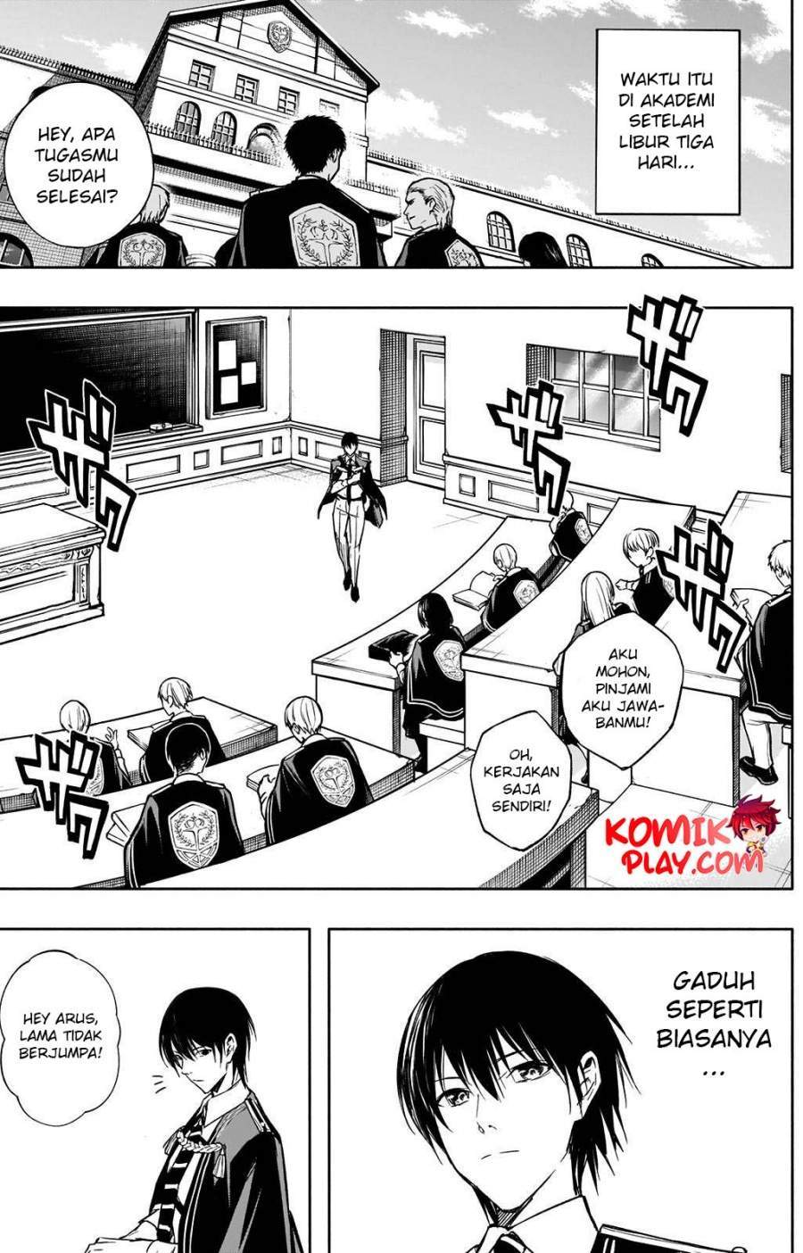 Ouritsu Mahou Gakuen no Saikasei: Slum Agari no Saikyou Mahoushi, Kizoku darake no Gakuen de Musou suru Chapter 31 - halaman 2