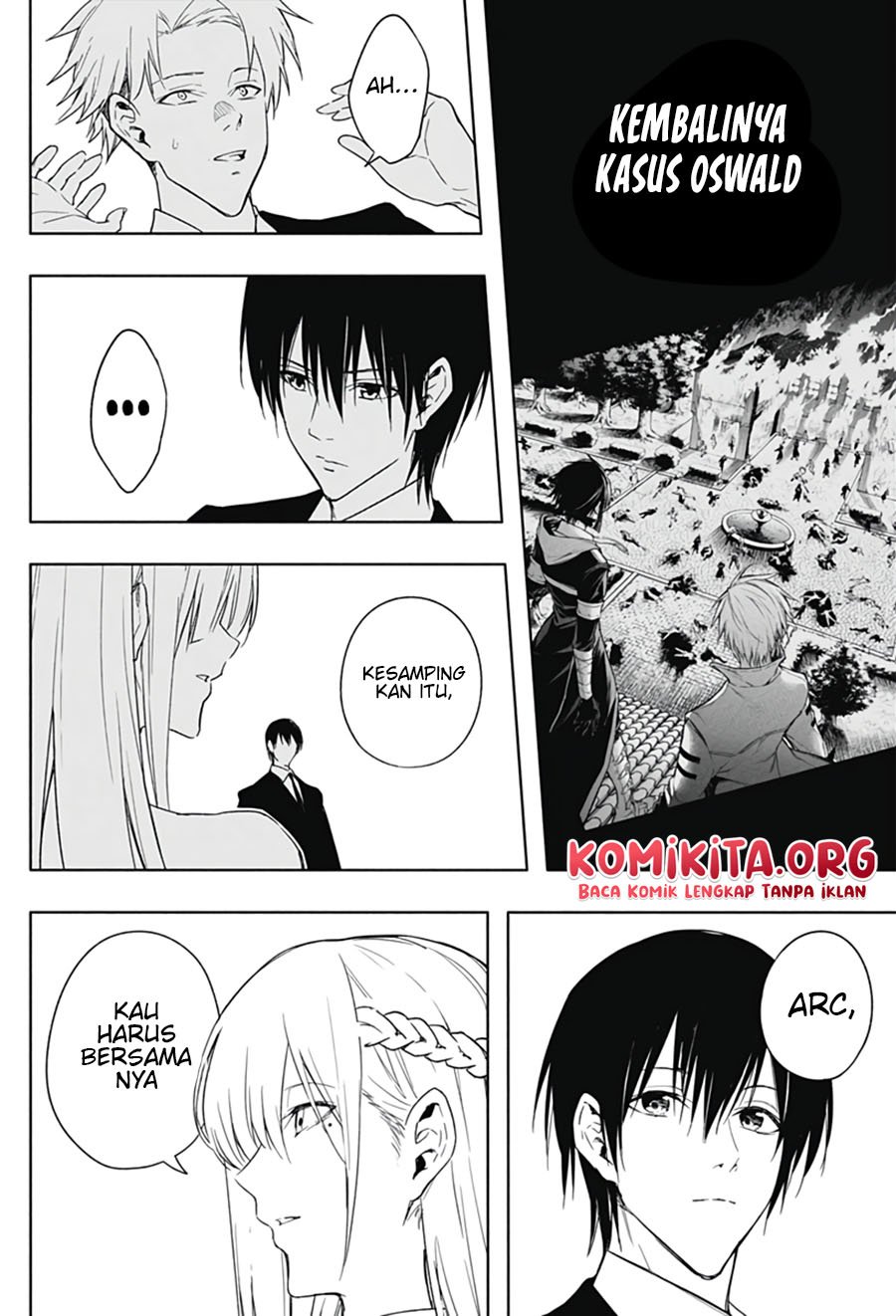 Ouritsu Mahou Gakuen no Saikasei: Slum Agari no Saikyou Mahoushi, Kizoku darake no Gakuen de Musou suru Chapter 46 - halaman 2