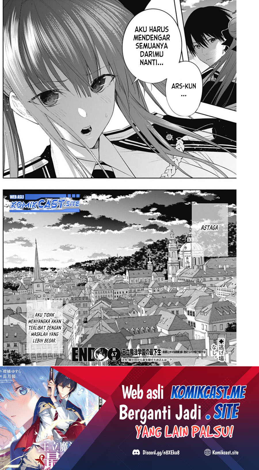 Ouritsu Mahou Gakuen no Saikasei: Slum Agari no Saikyou Mahoushi, Kizoku darake no Gakuen de Musou suru Chapter 67 - halaman 20
