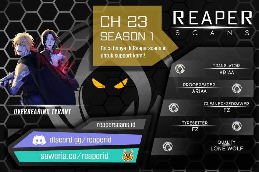 Overbearing Tyrant Chapter 23 - halaman 1