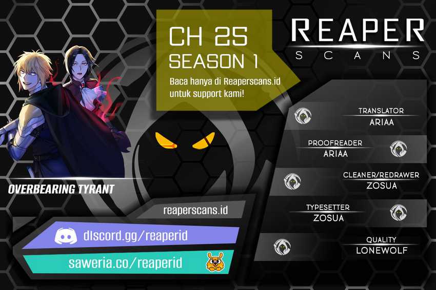 Overbearing Tyrant Chapter 25 - halaman 1