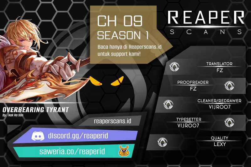 Overbearing Tyrant Chapter 9 - halaman 1
