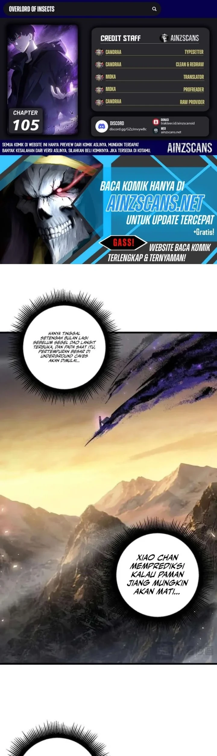 Overlord of Insects Chapter 105 - halaman 1