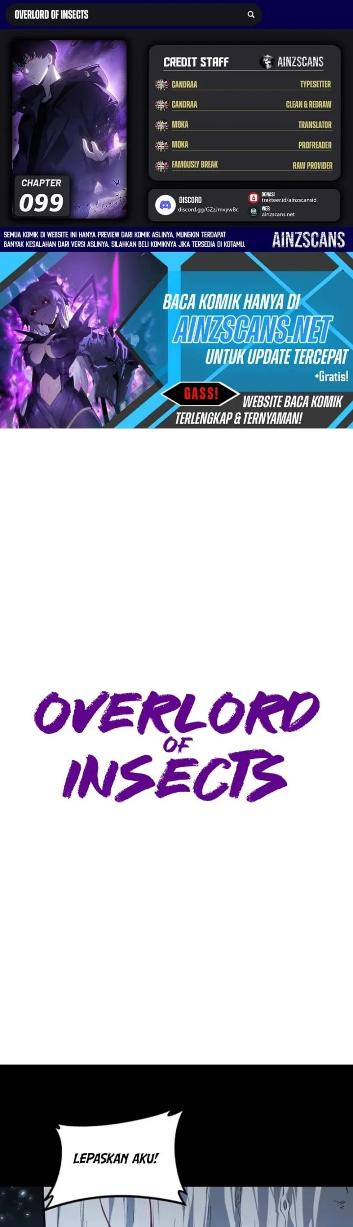 Overlord of Insects Chapter 99 - halaman 1