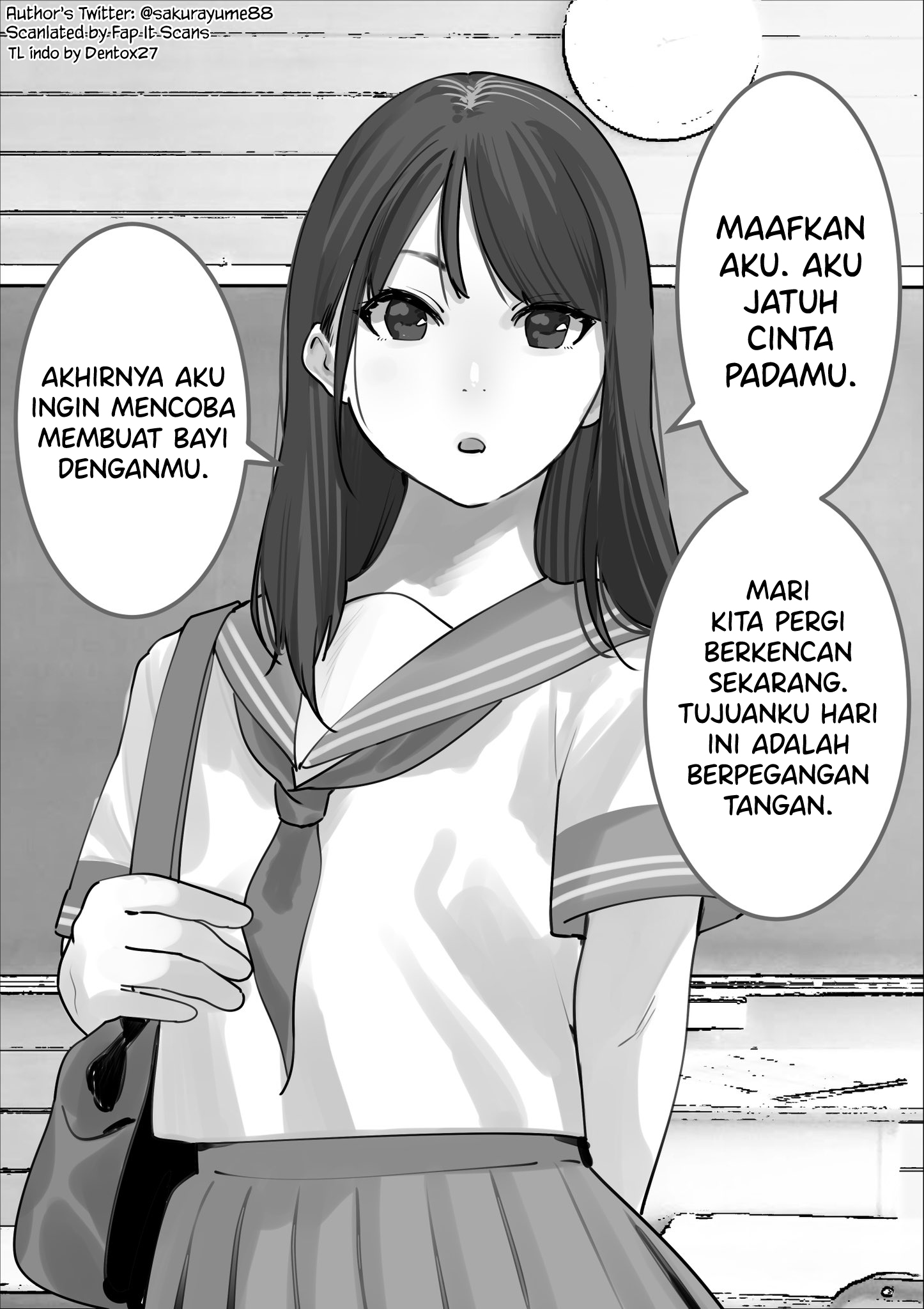 Overly Straightforward Classmate Chapter 1 - halaman 1