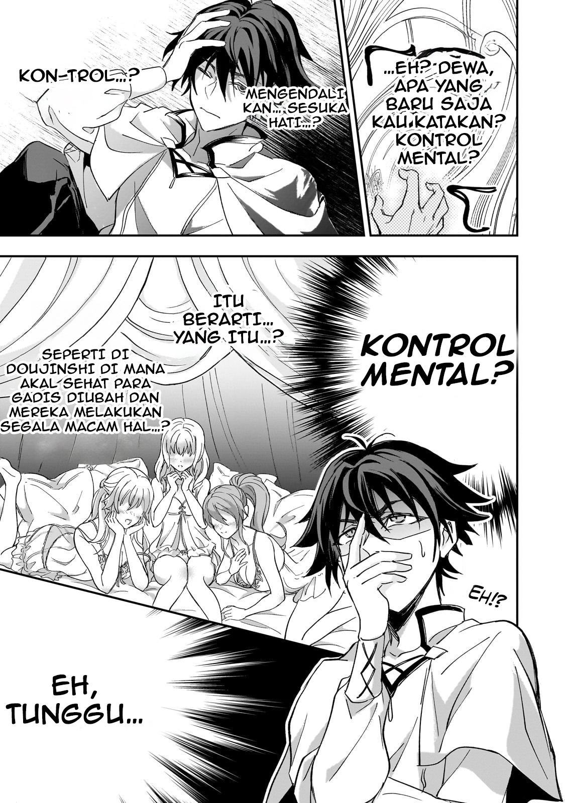 Overpowered in Another World with a Brainwashing Skill?!: I’ll Be Executed If I’m Found Out, so I Tried to Live an Honest Life… But Now I’m Surrounded by Beautiful Girls?! Chapter 1 - halaman 22