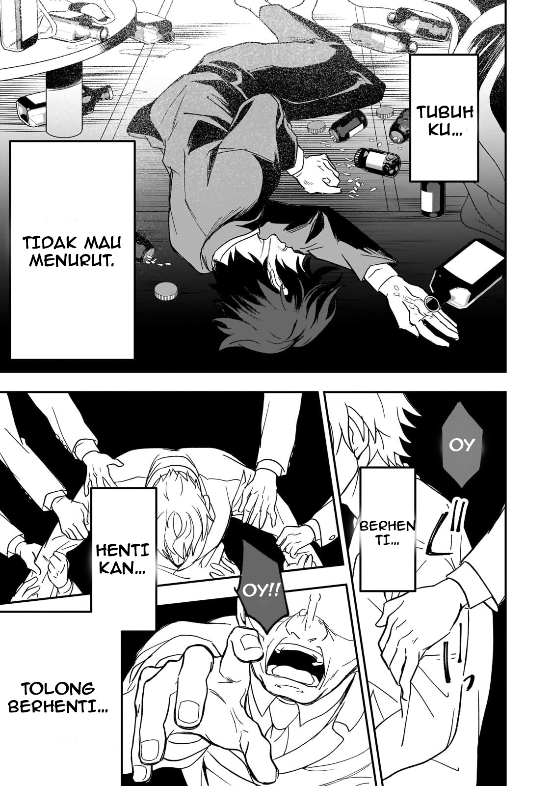 Overpowered in Another World with a Brainwashing Skill?!: I’ll Be Executed If I’m Found Out, so I Tried to Live an Honest Life… But Now I’m Surrounded by Beautiful Girls?! Chapter 1 - halaman 8