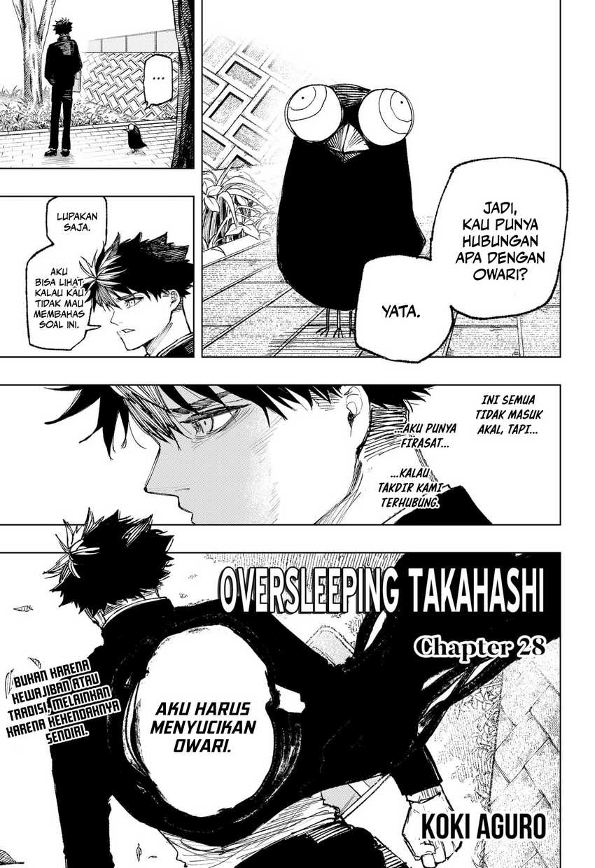 Oversleeping Takahashi Chapter 28 - halaman 4