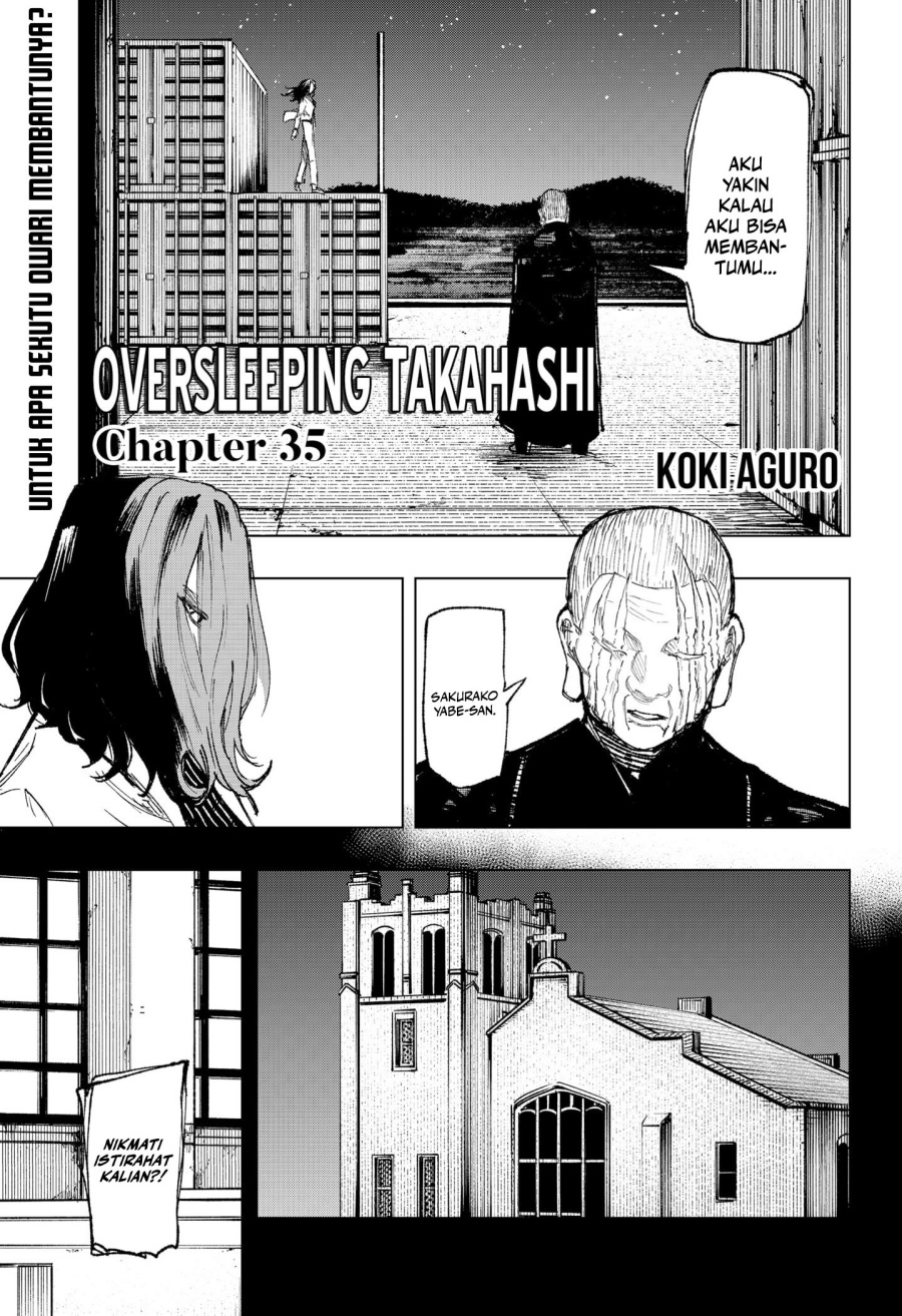 Oversleeping Takahashi Chapter 35 - halaman 2