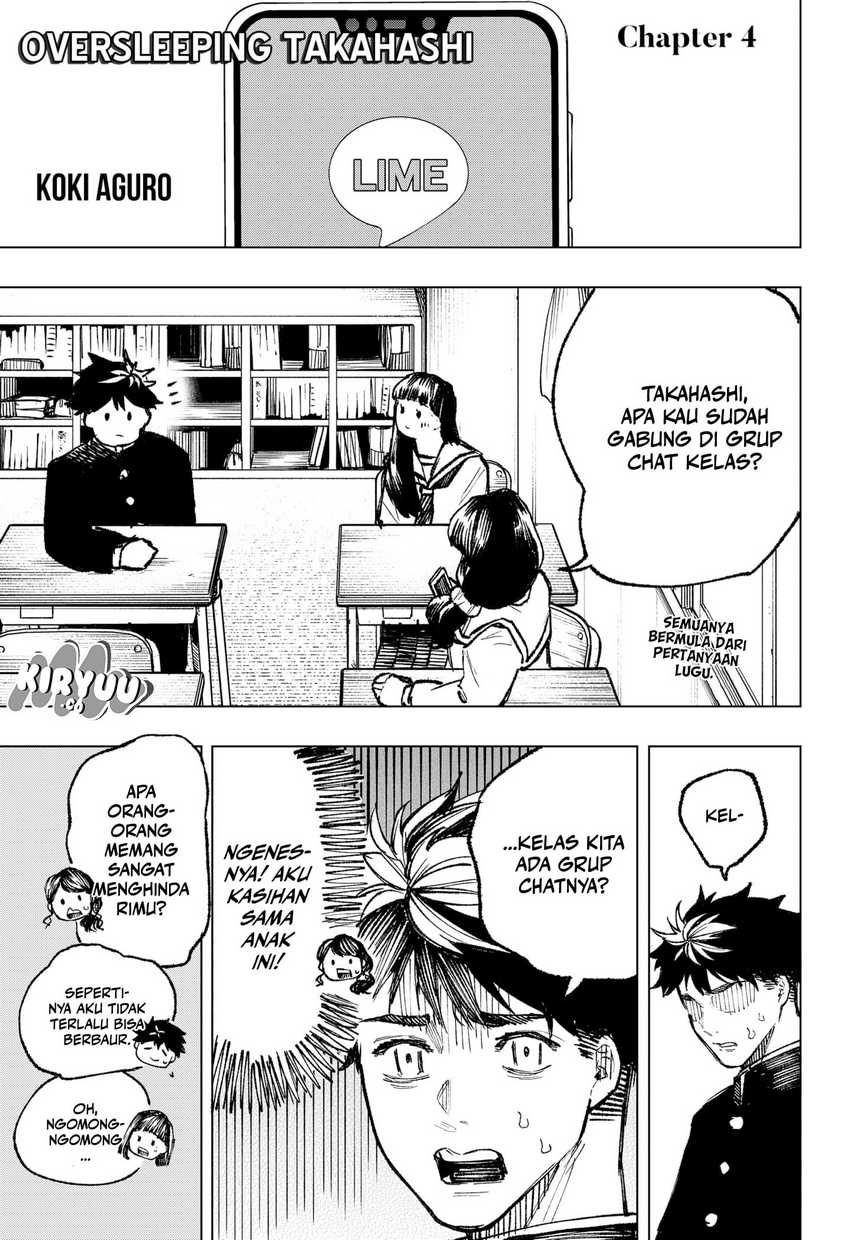 Oversleeping Takahashi Chapter 4 - halaman 3