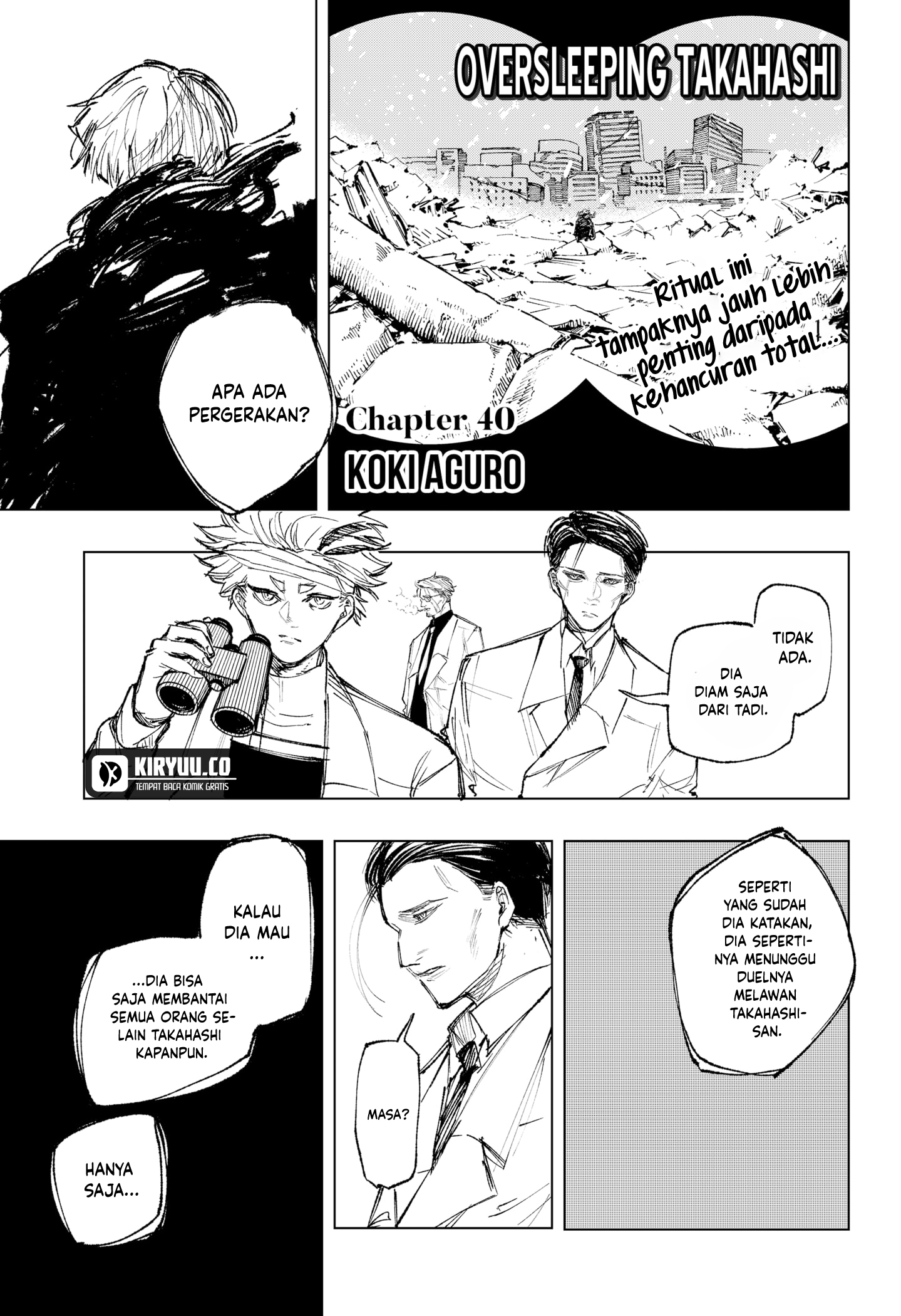 Oversleeping Takahashi Chapter 40 - halaman 4