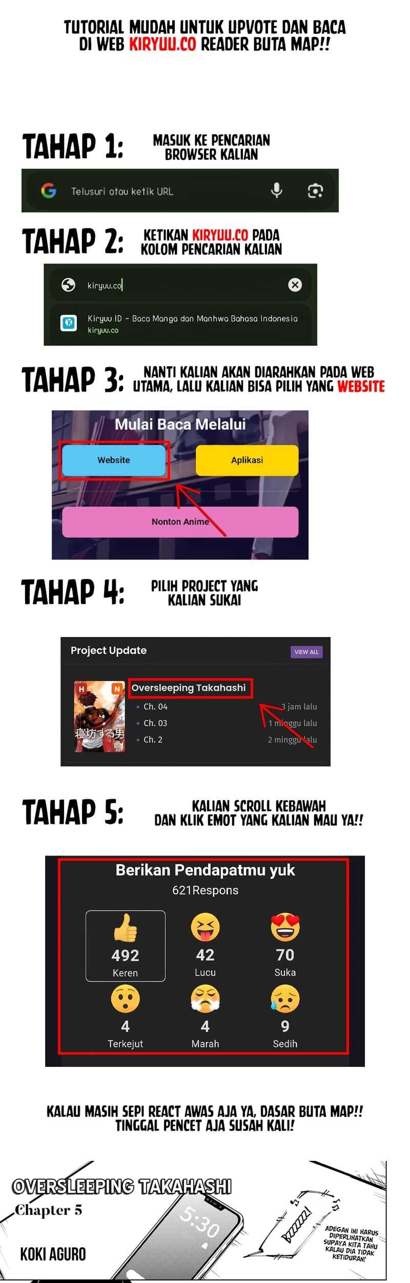 Oversleeping Takahashi Chapter 5 - halaman 3
