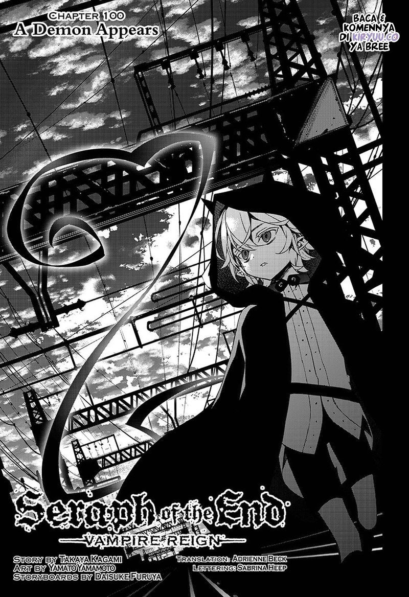 Owari no Seraph Chapter 100 - halaman 2
