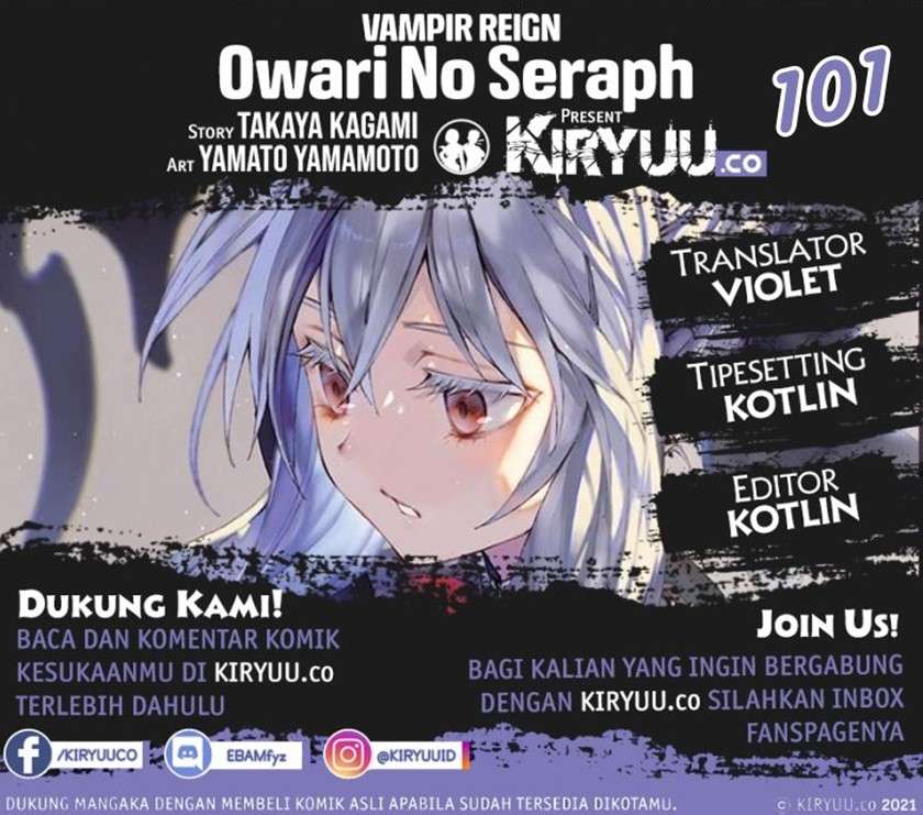 Owari no Seraph Chapter 101 - halaman 1