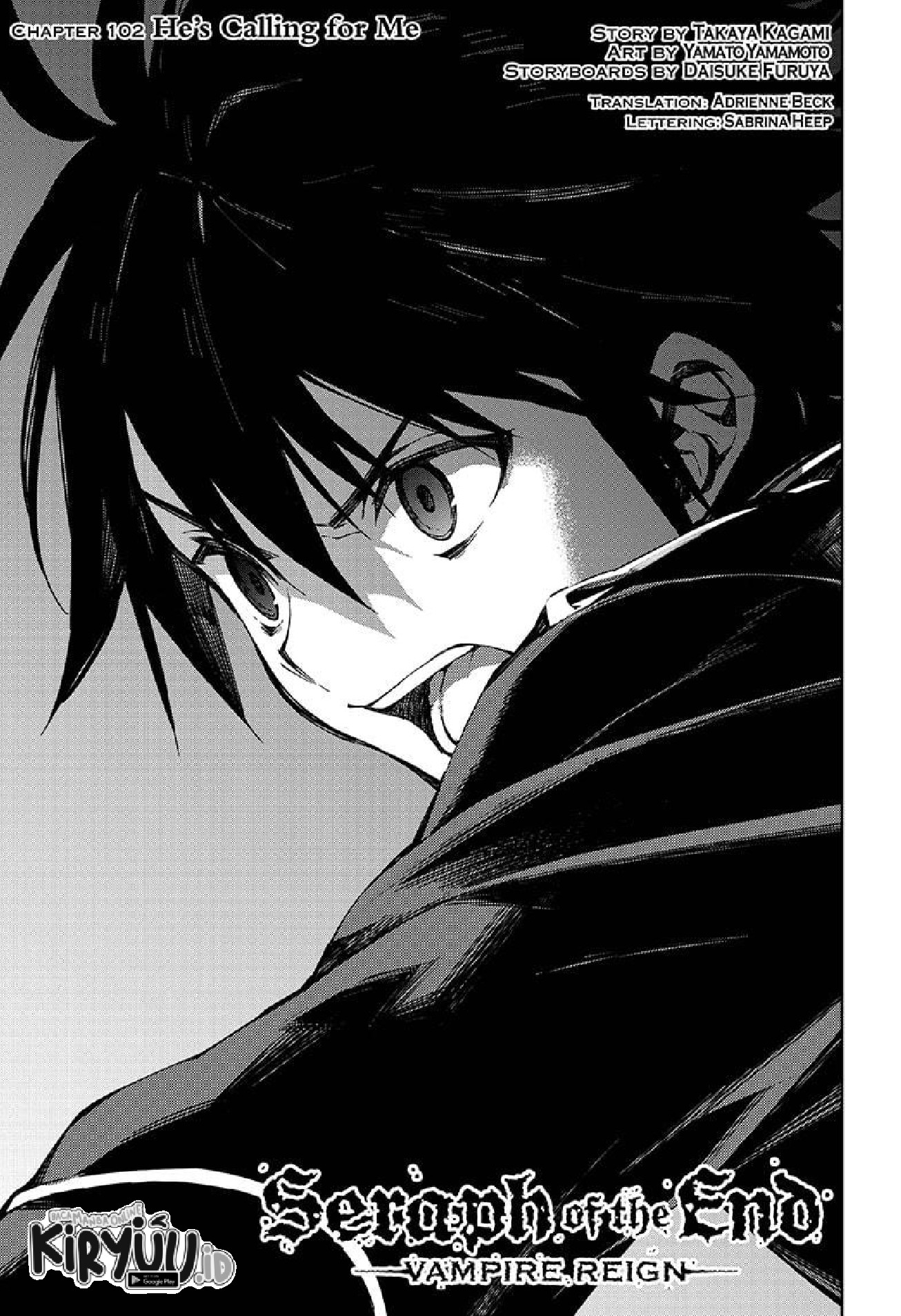 Owari no Seraph Chapter 102 - halaman 3