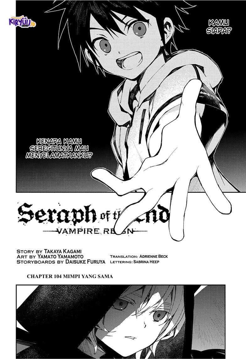 Owari no Seraph Chapter 104 - halaman 3