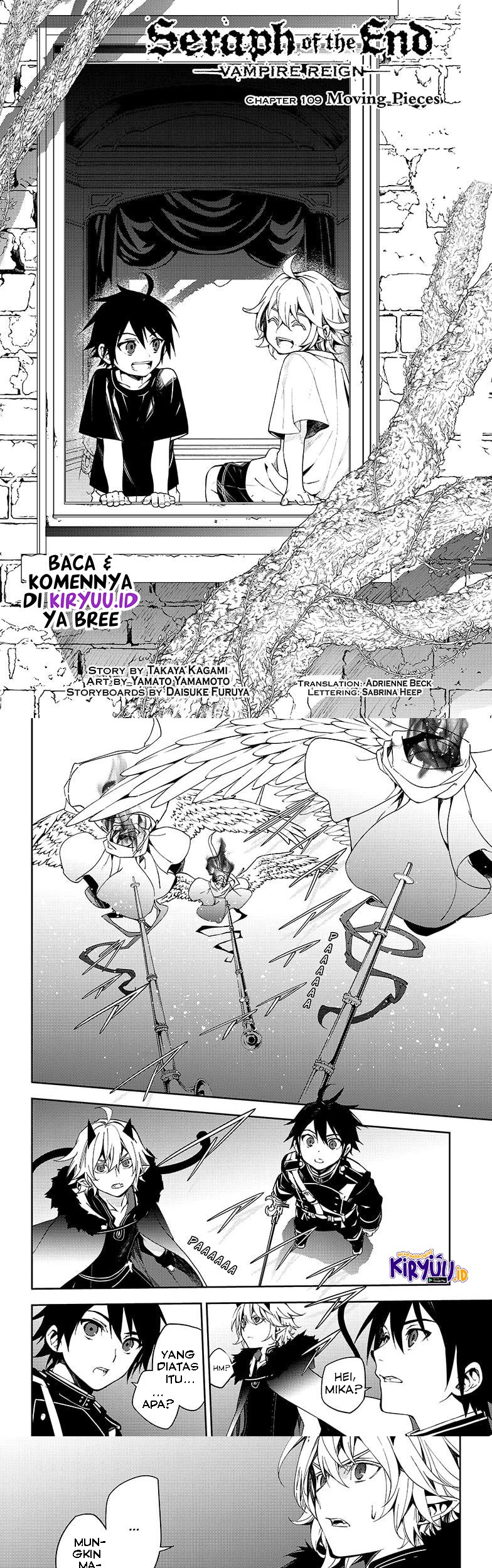 Owari no Seraph Chapter 109 - halaman 2