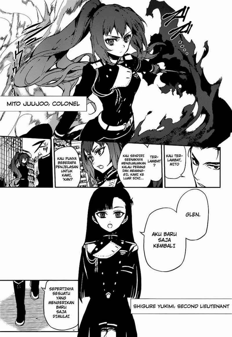 Owari no Seraph Chapter 11 - halaman 12