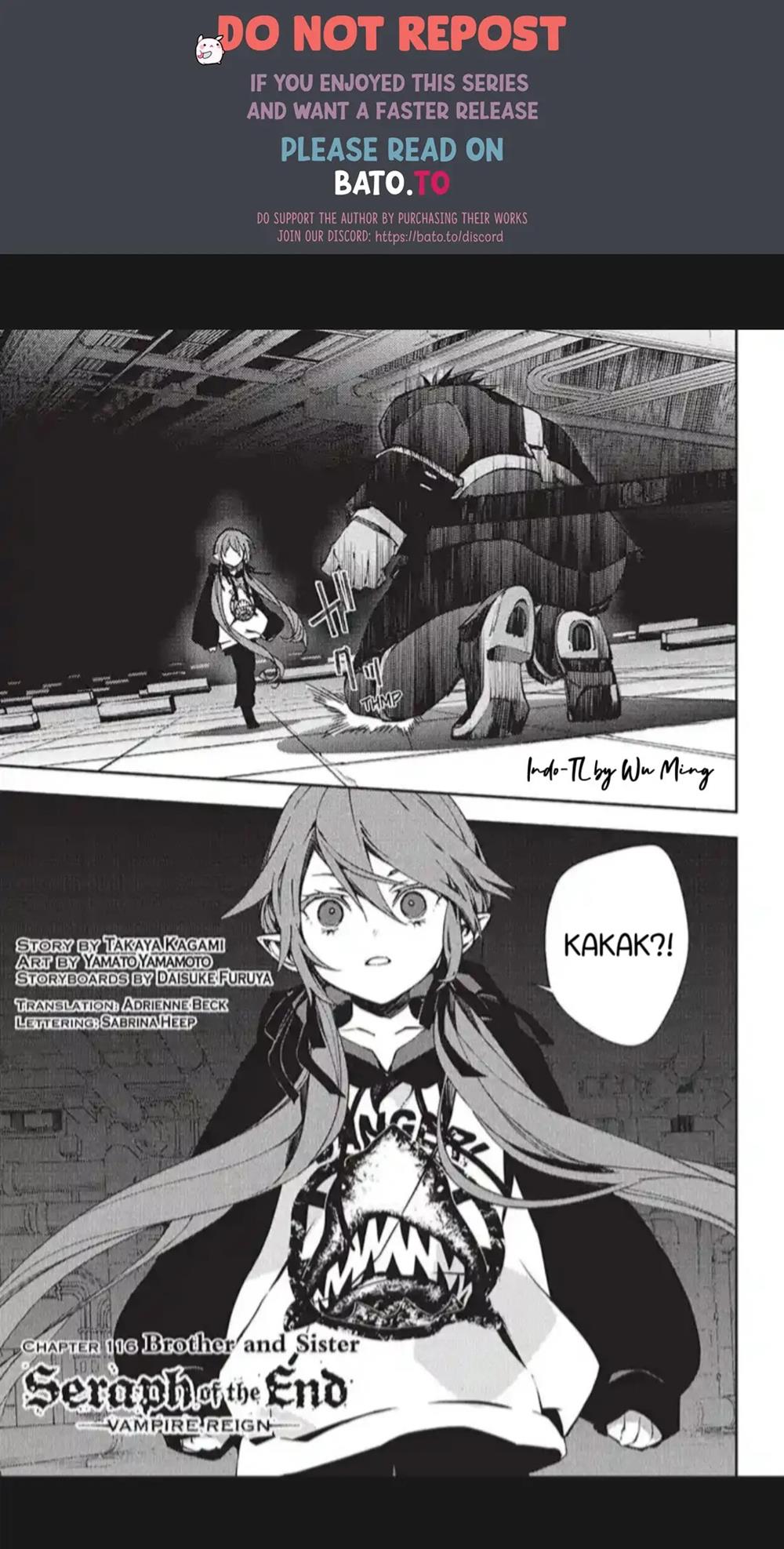 Owari no Seraph Chapter 116 - halaman 1