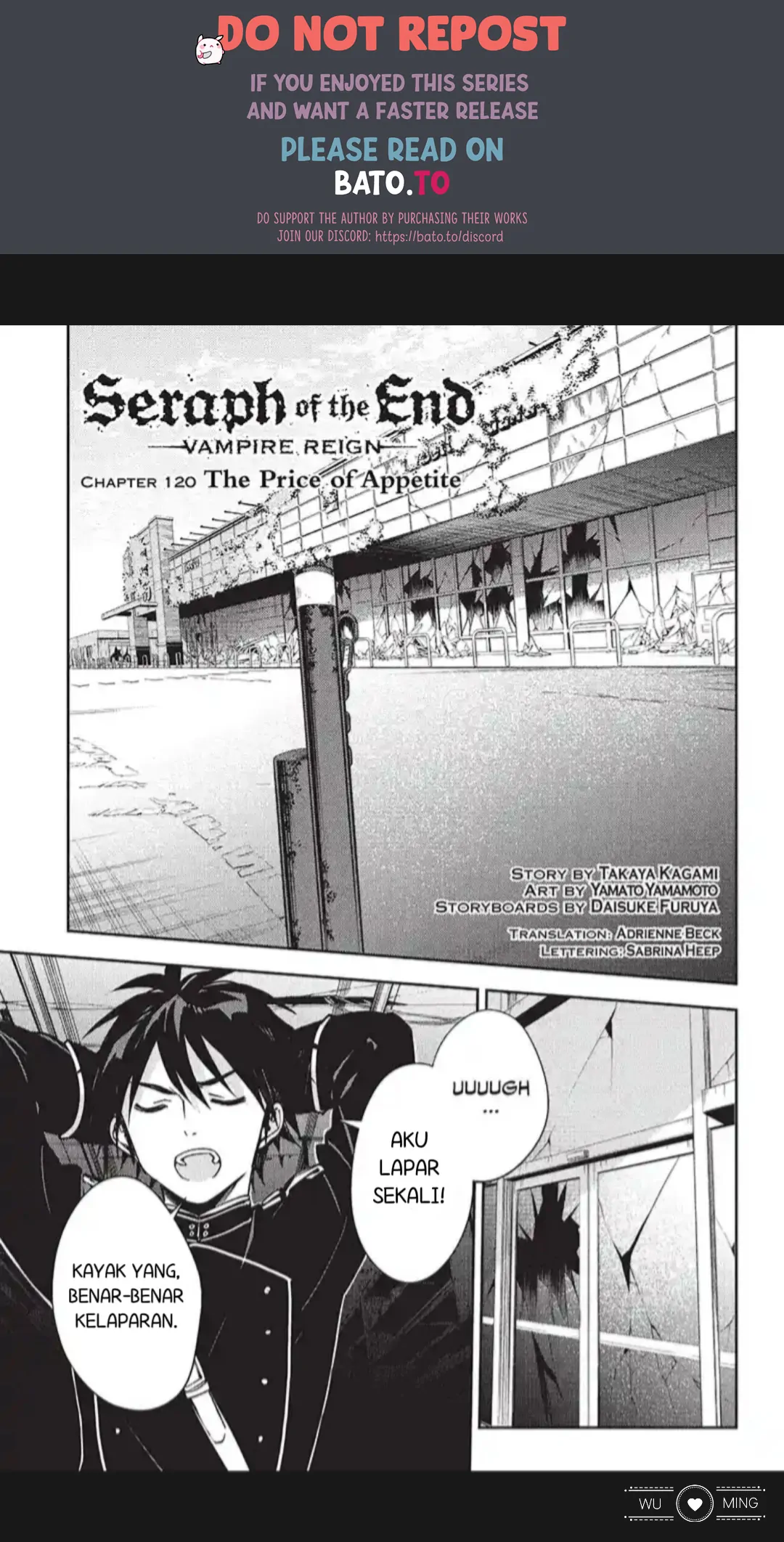 Owari no Seraph Chapter 120 - halaman 1