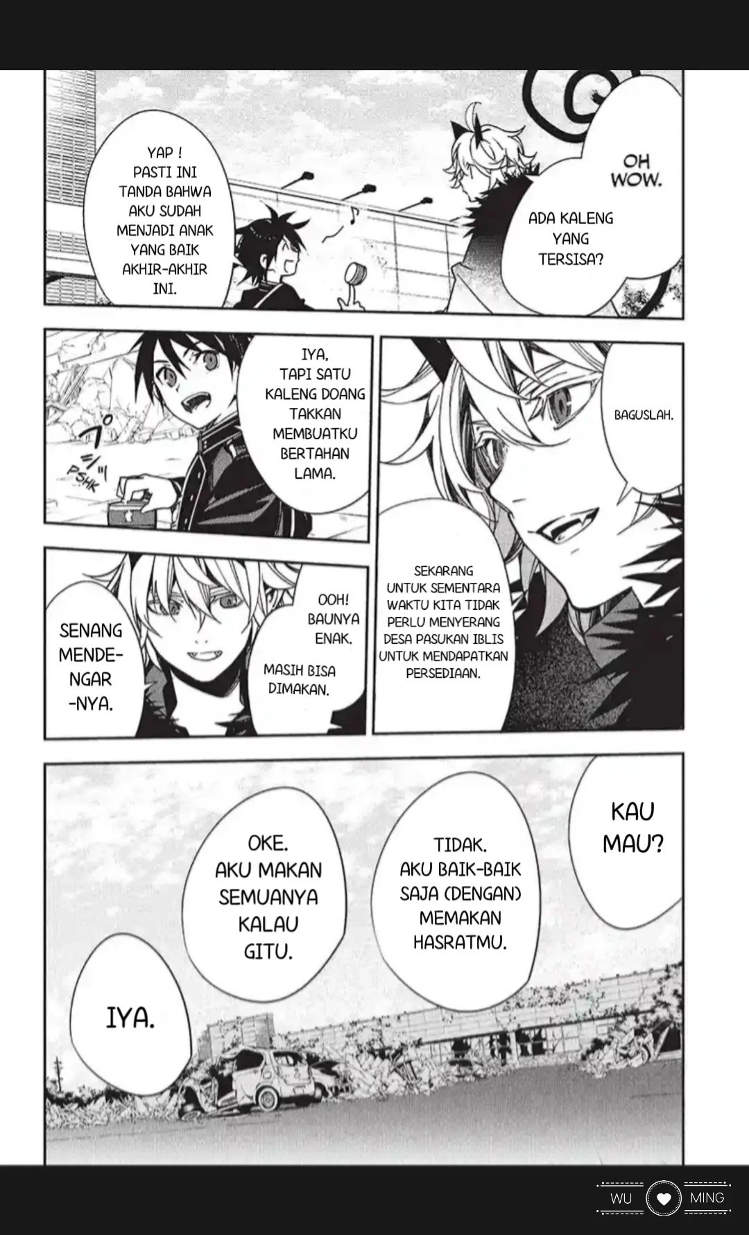 Owari no Seraph Chapter 120 - halaman 4