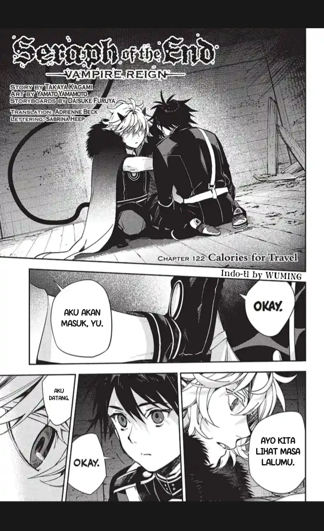 Owari no Seraph Chapter 122 - halaman 1
