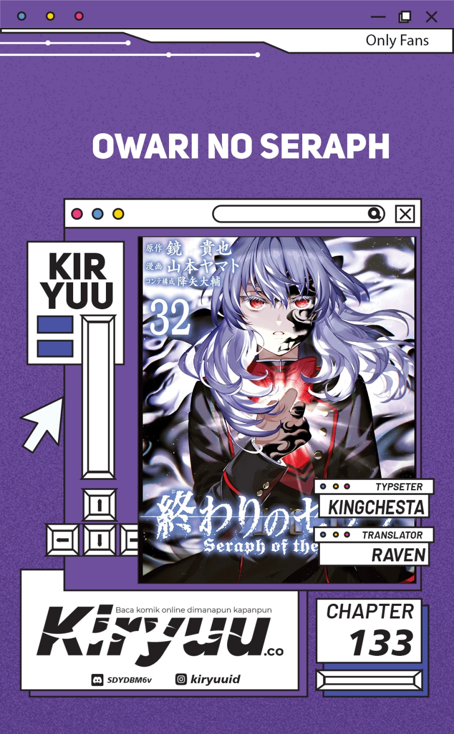 Owari no Seraph Chapter 133 - halaman 1