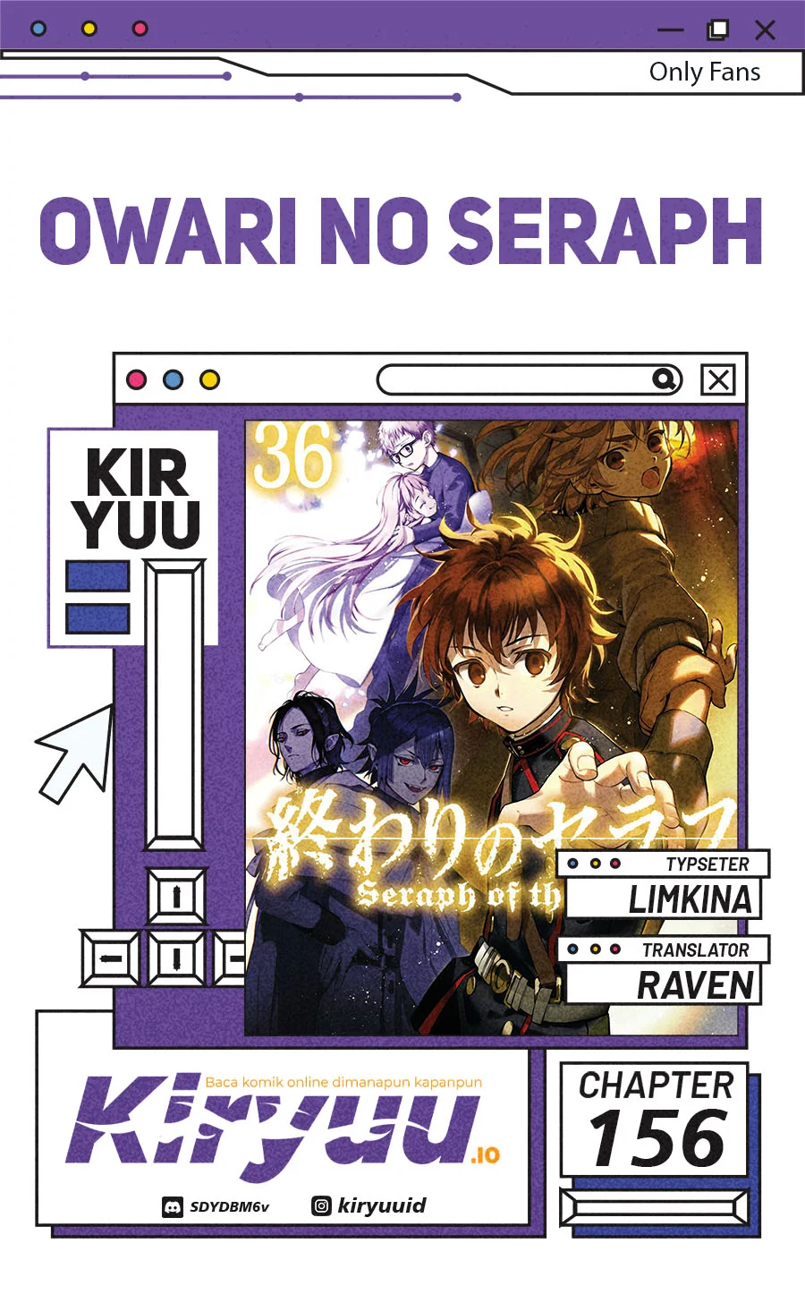 Owari no Seraph Chapter 156 - halaman 1