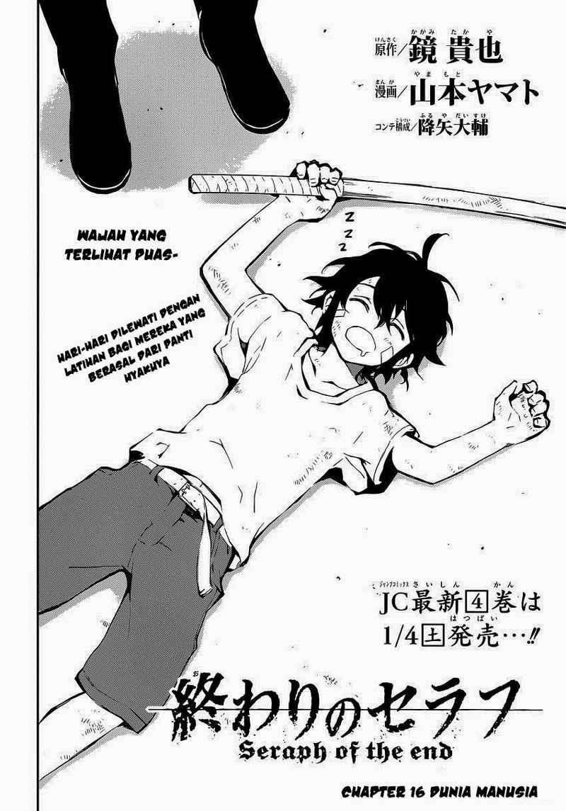 Owari no Seraph Chapter 16 - halaman 3