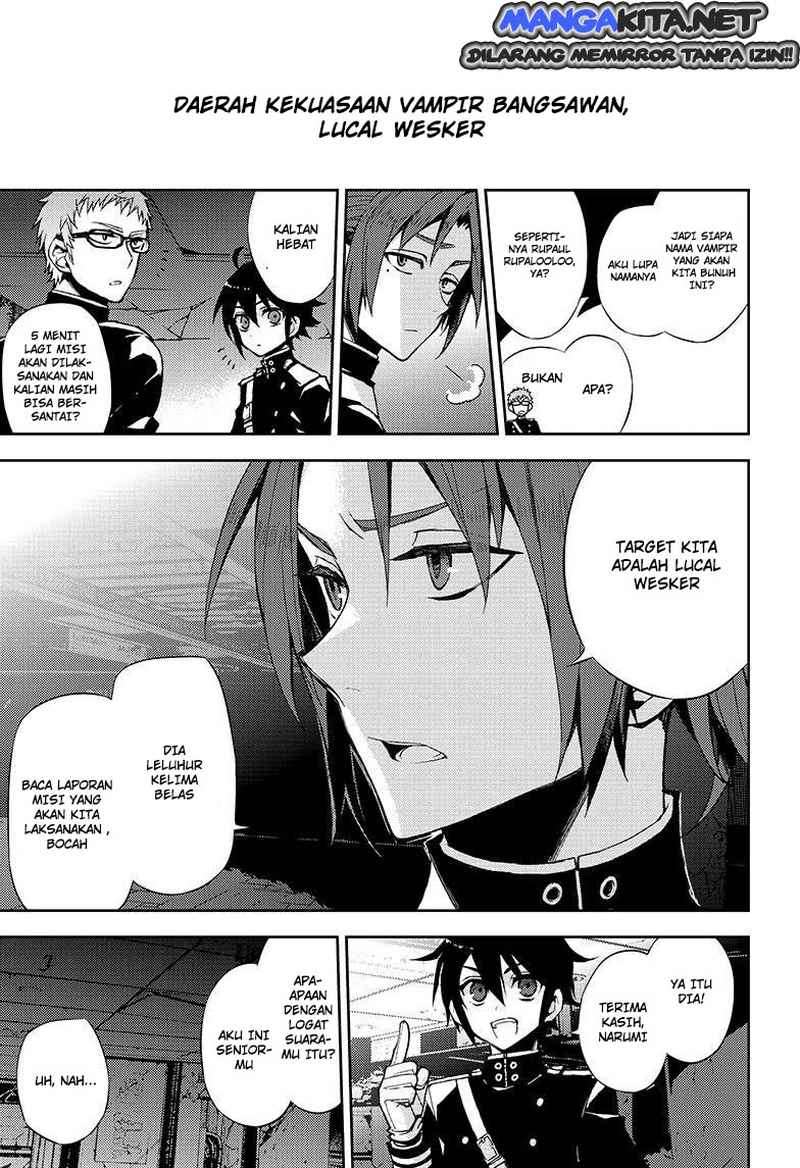 Owari no Seraph Chapter 27 - halaman 4