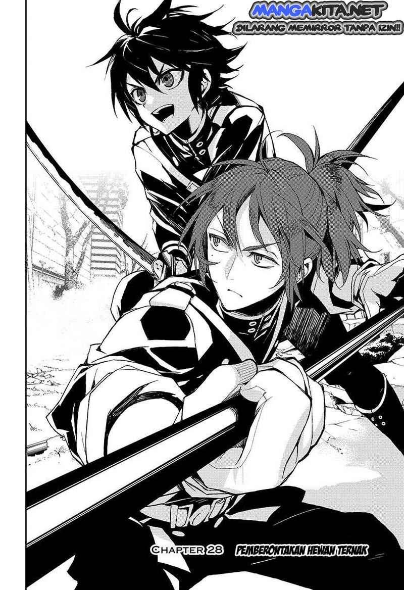 Owari no Seraph Chapter 28 - halaman 3