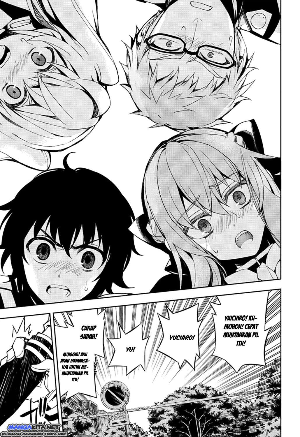 Owari no Seraph Chapter 34 - halaman 12