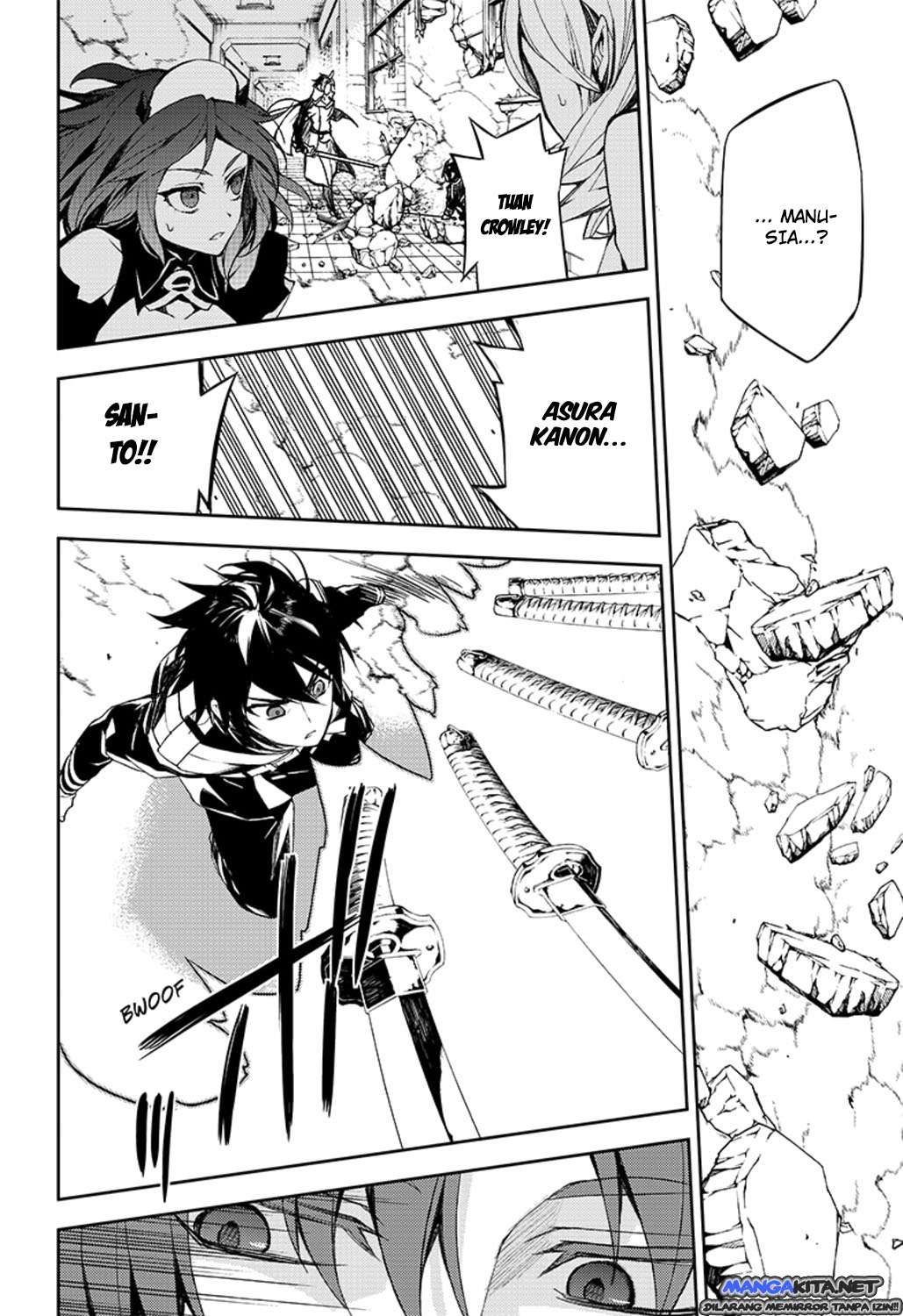 Owari no Seraph Chapter 34 - halaman 15