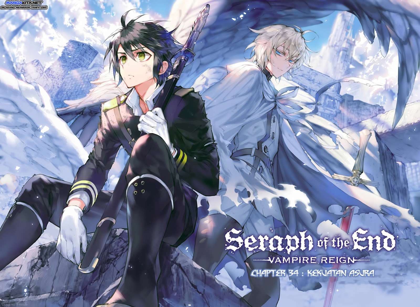 Owari no Seraph Chapter 34 - halaman 2