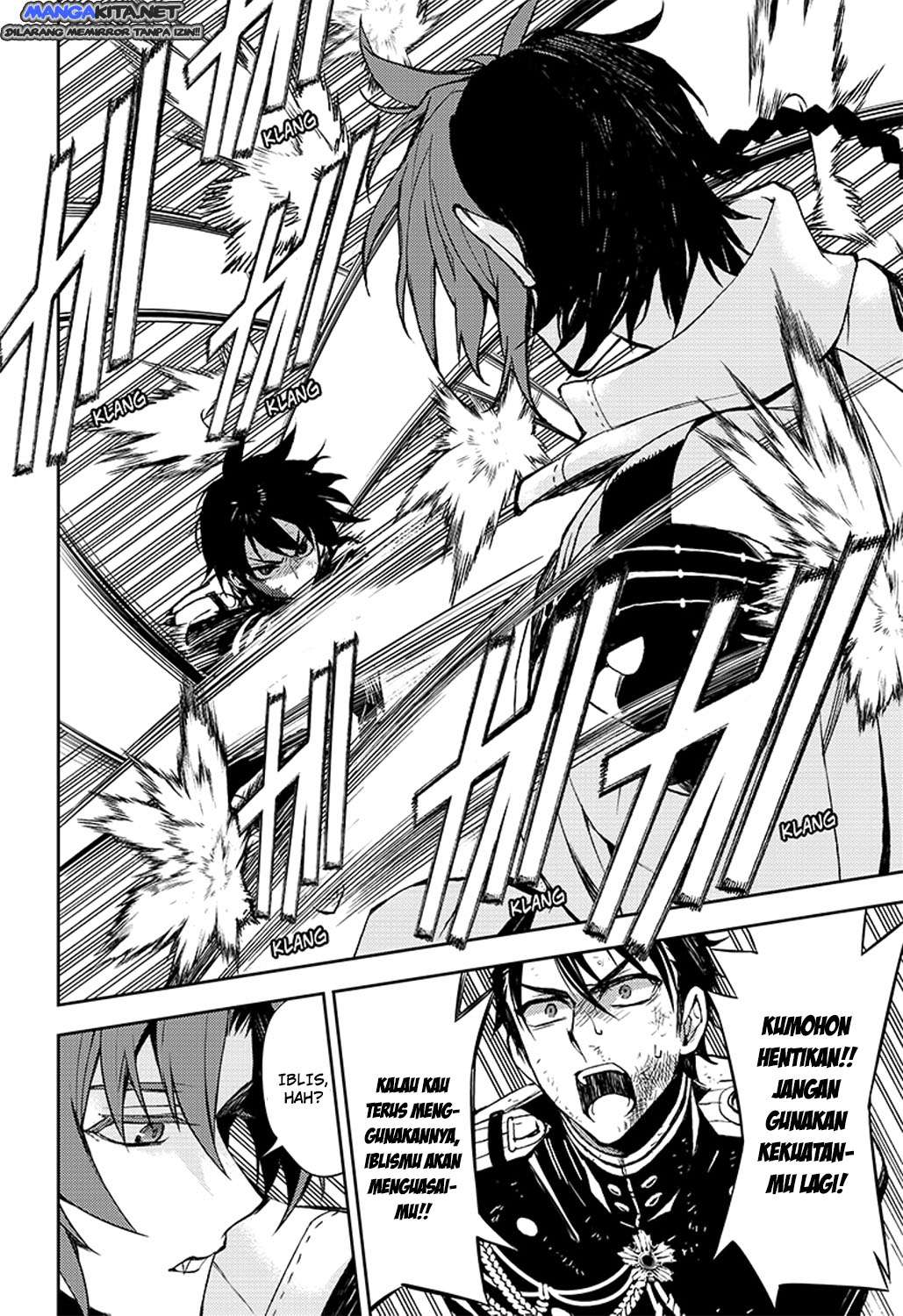 Owari no Seraph Chapter 34 - halaman 20