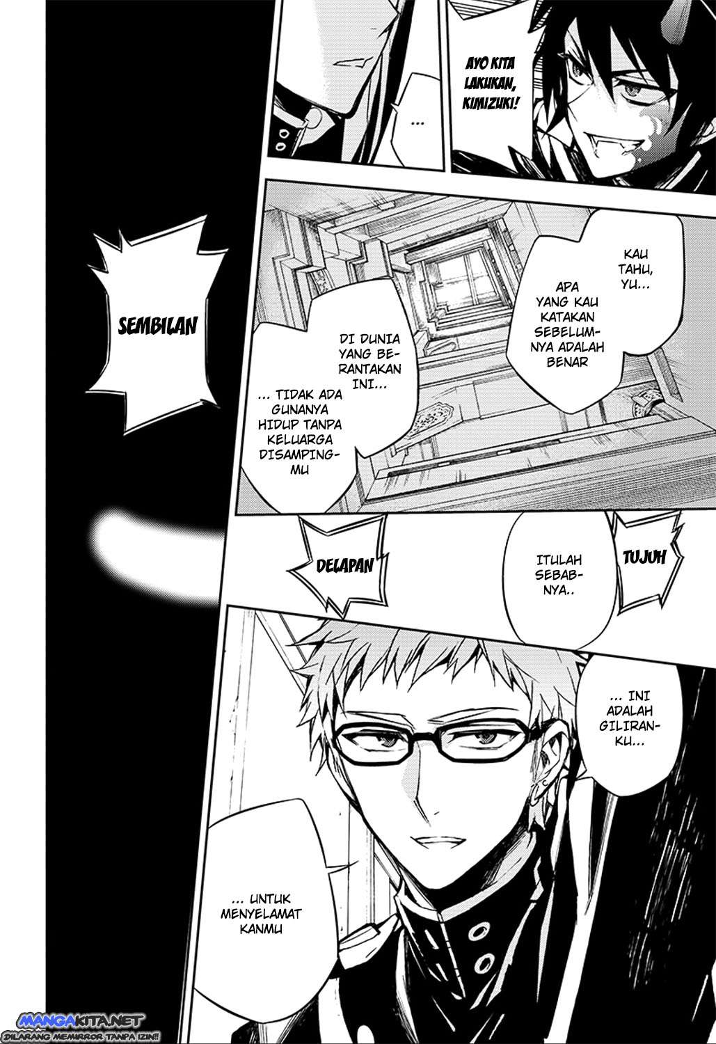 Owari no Seraph Chapter 34 - halaman 27