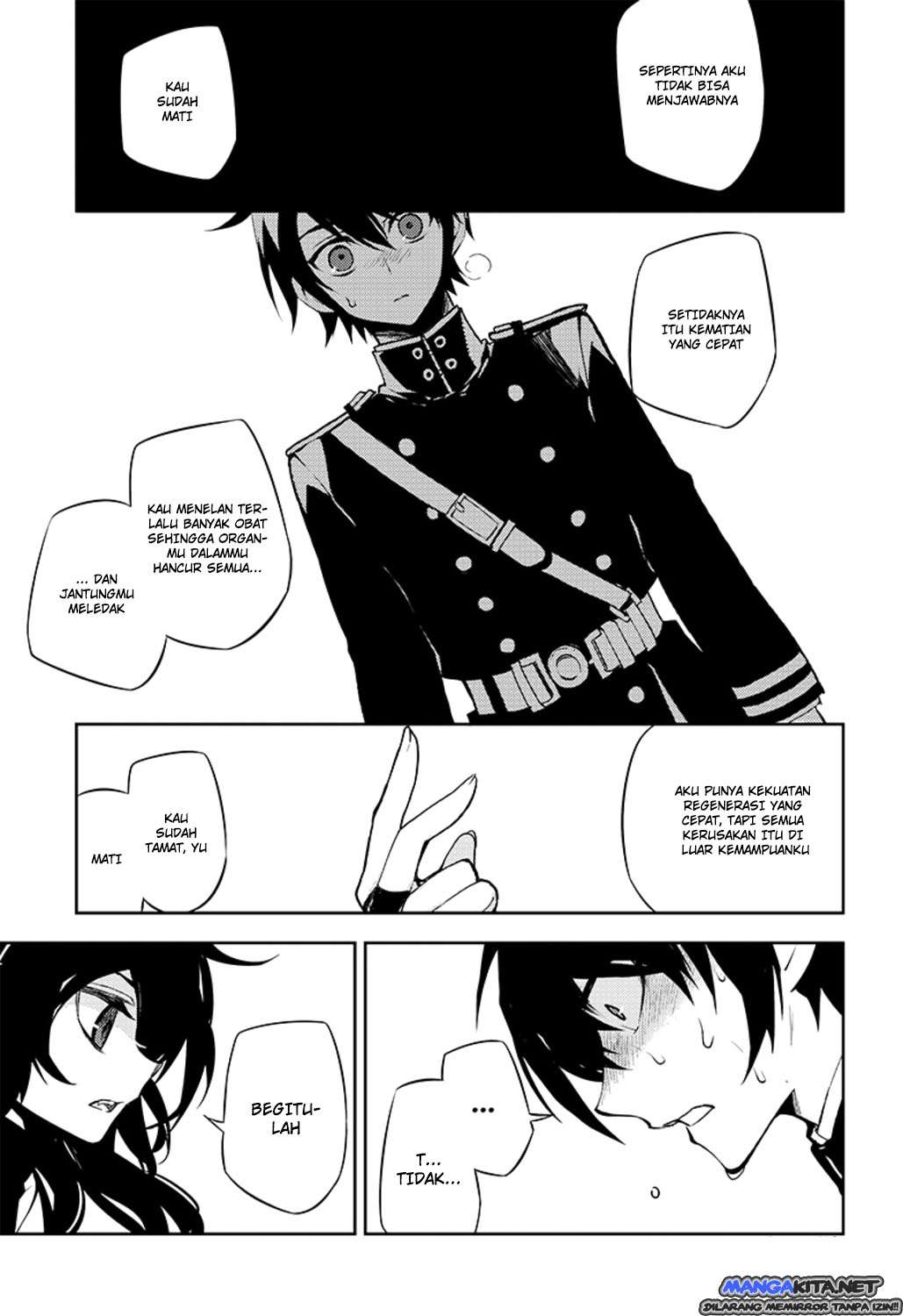 Owari no Seraph Chapter 34 - halaman 7