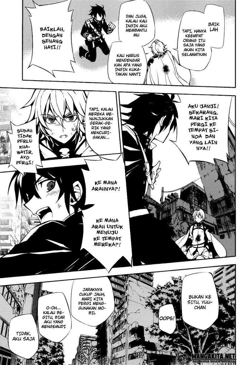 Owari no Seraph Chapter 37 - halaman 22