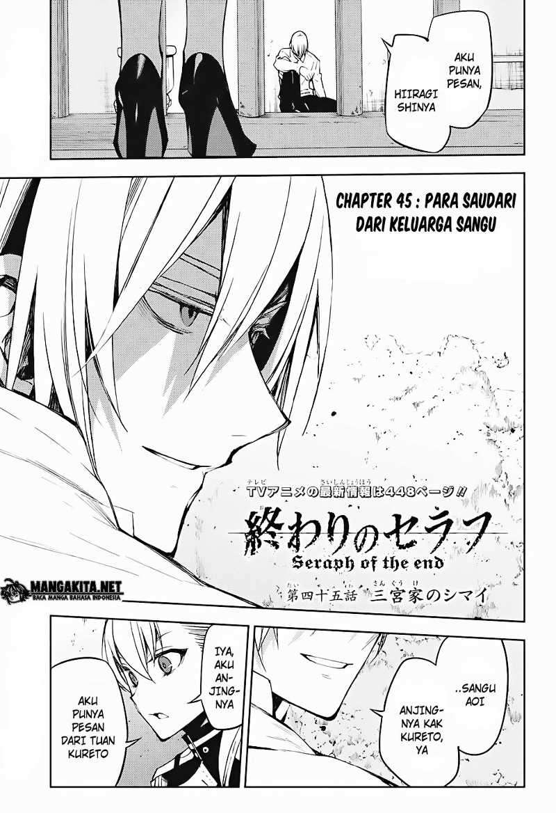 Owari no Seraph Chapter 45 - halaman 5