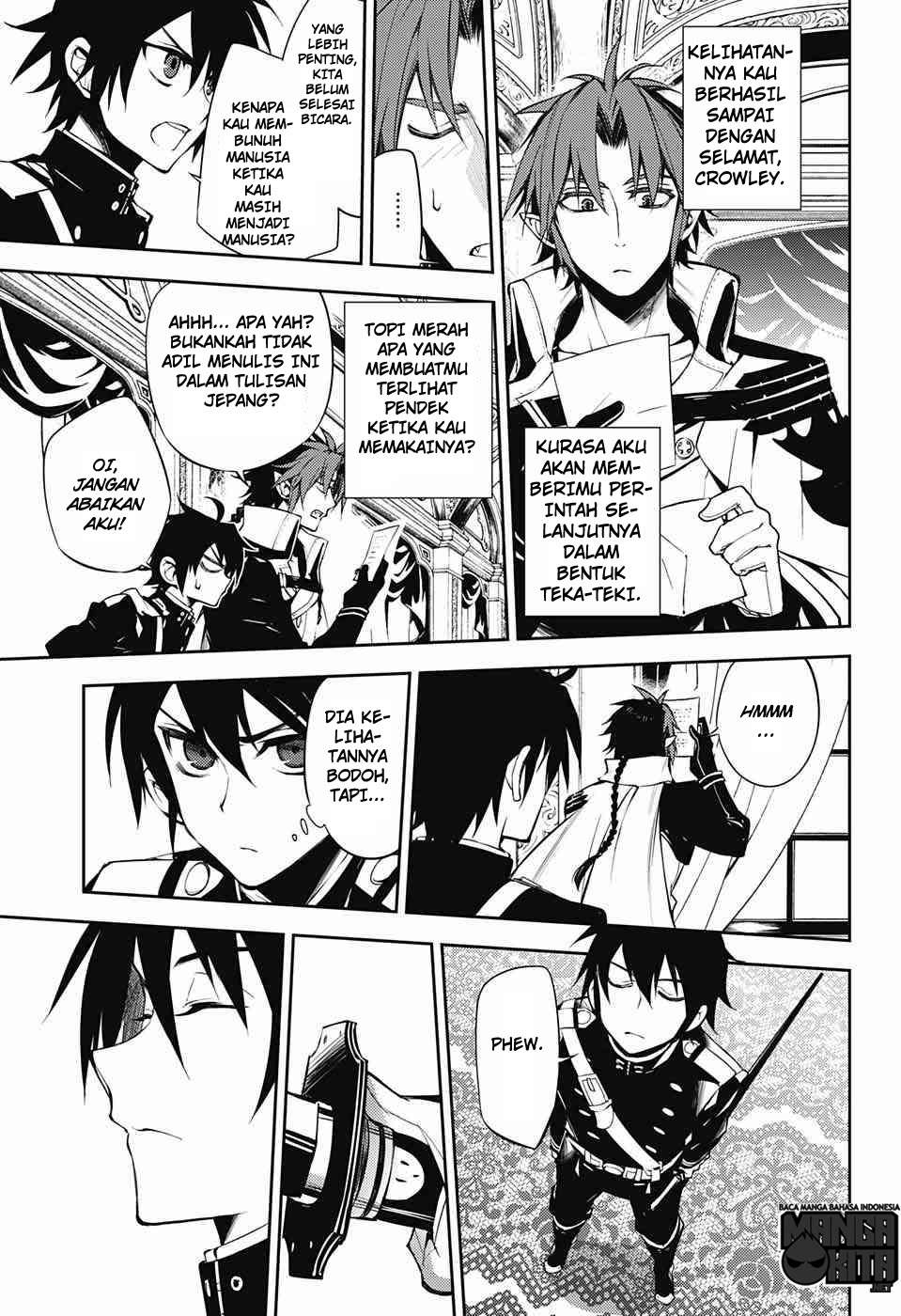 Owari no Seraph Chapter 53 - halaman 22