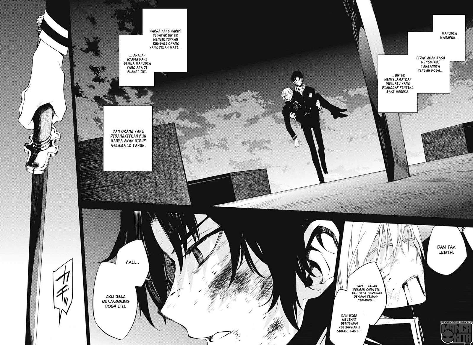 Owari no Seraph Chapter 54 - halaman 26