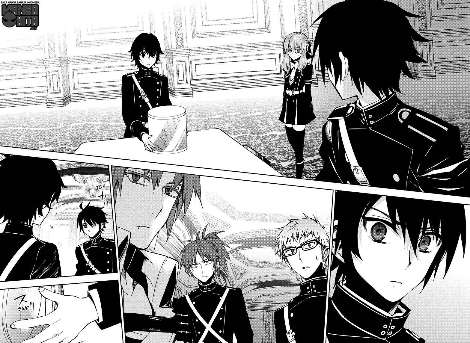 Owari no Seraph Chapter 55 - halaman 28