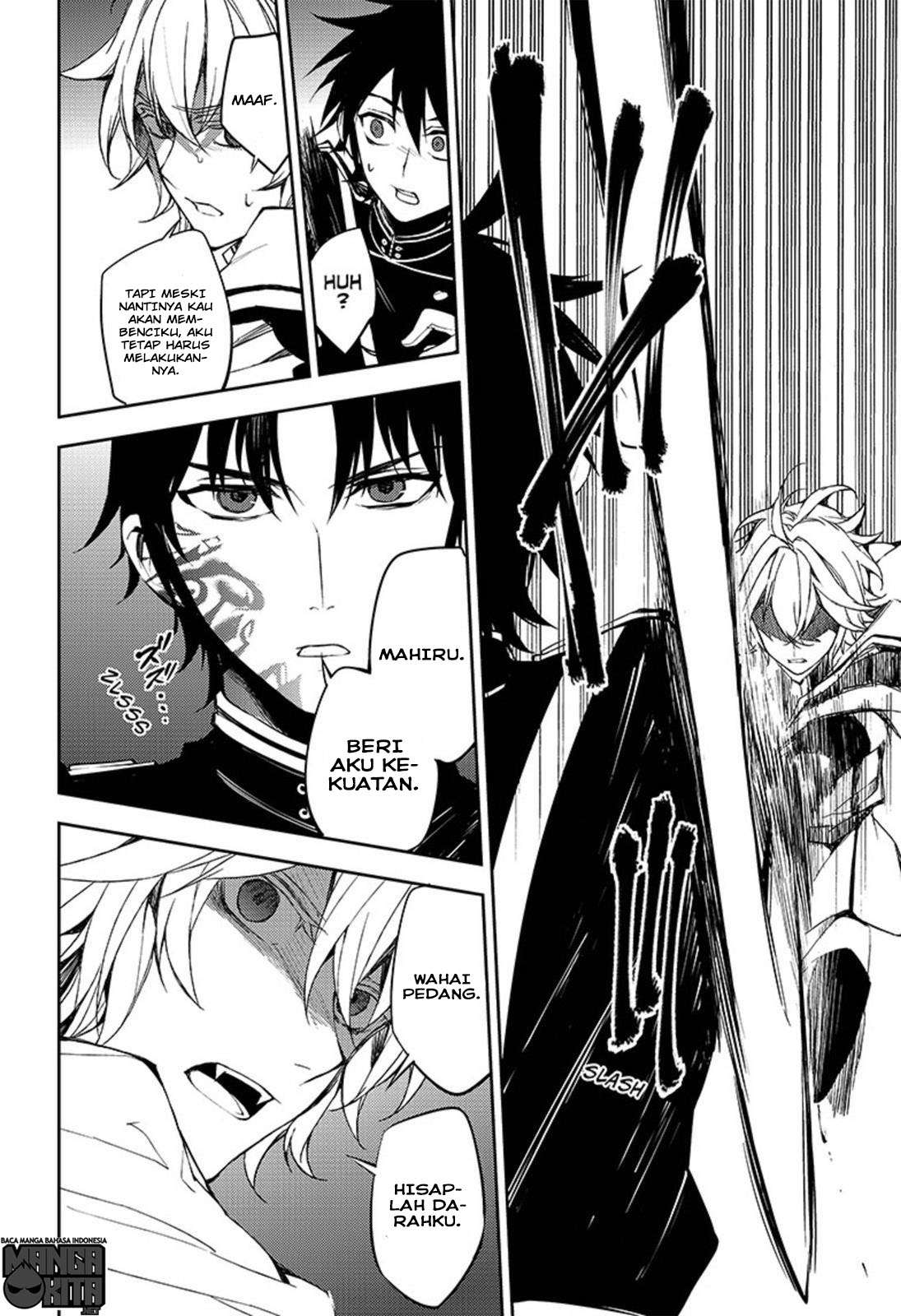 Owari no Seraph Chapter 58 - halaman 33