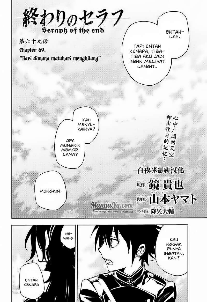 Owari no Seraph Chapter 69 - halaman 3