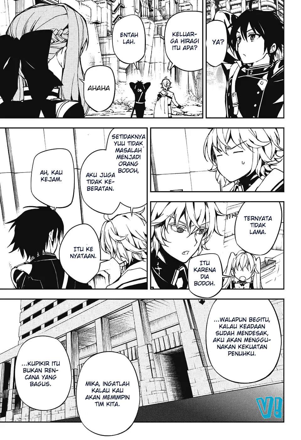 Owari no Seraph Chapter 70 - halaman 19